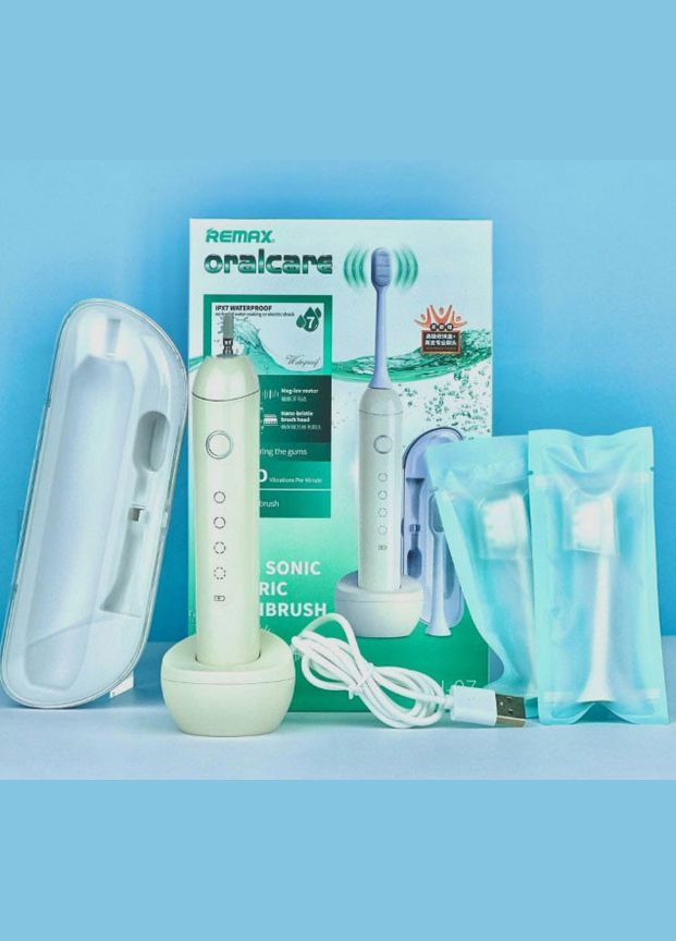 Акумуляторна масажна зубна щітка GH-07 Біла Remax (297332081)