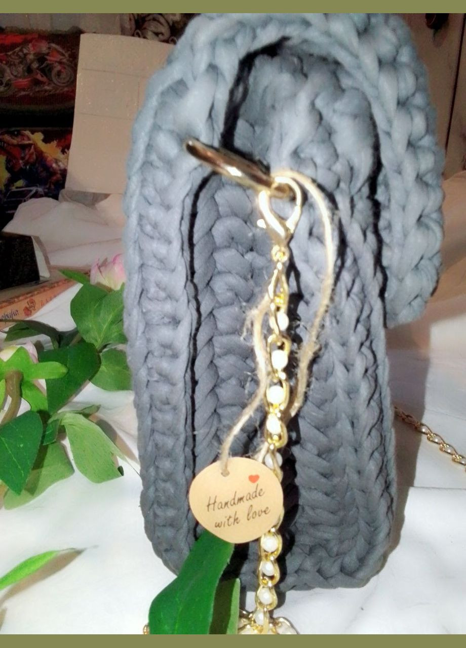 Вязаная сумка из трикотажной пряжи No Brand (324413300)