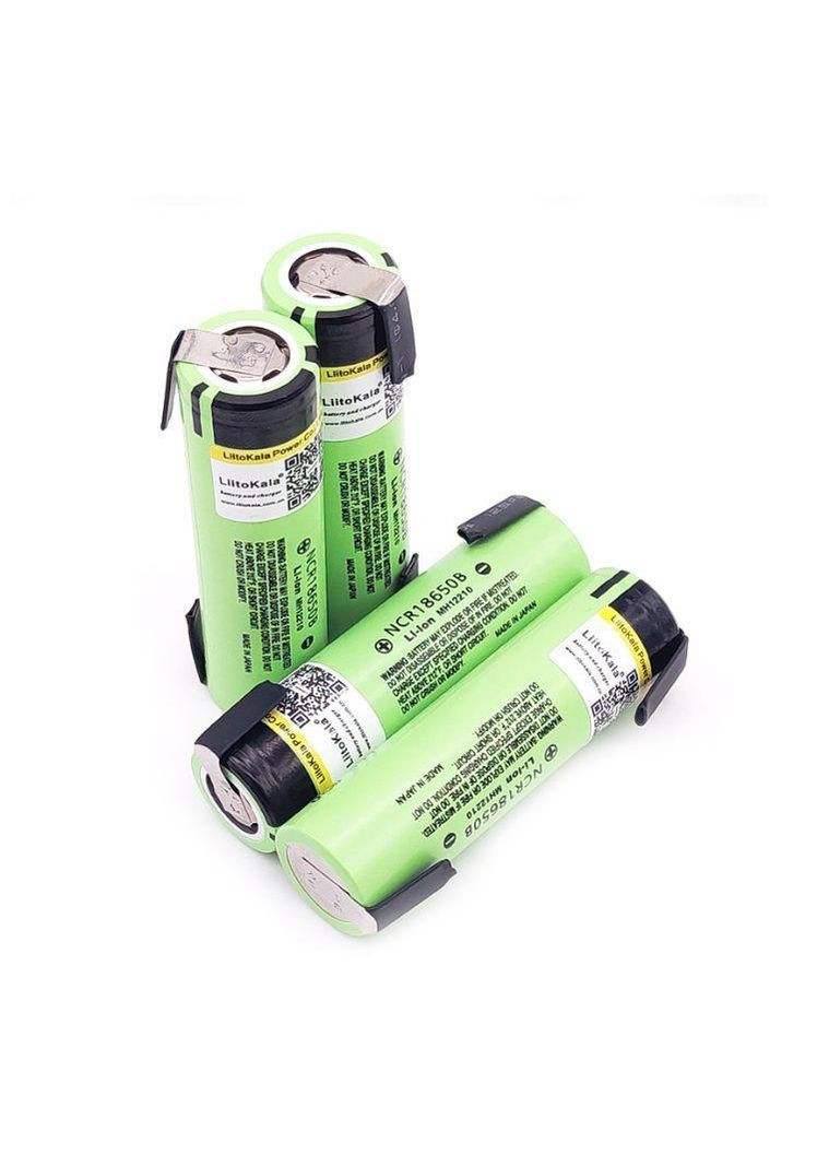 Аккумулятор с никелевыми контактами Panasonic NCR18650B 3400mAh 3.7V (с напайками) LiitoKala (335835114)