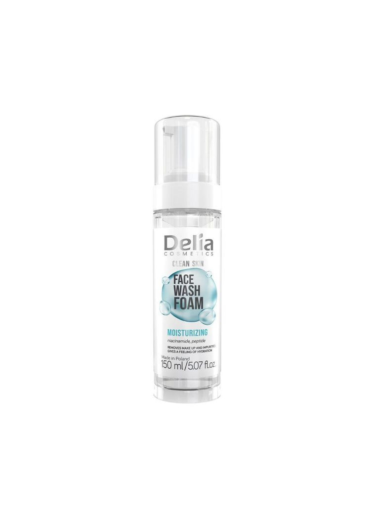 Пінка для вмивання проблемної та нормальної шкіри Clean Skin, 150 мл Delia Cosmetics (367987965)