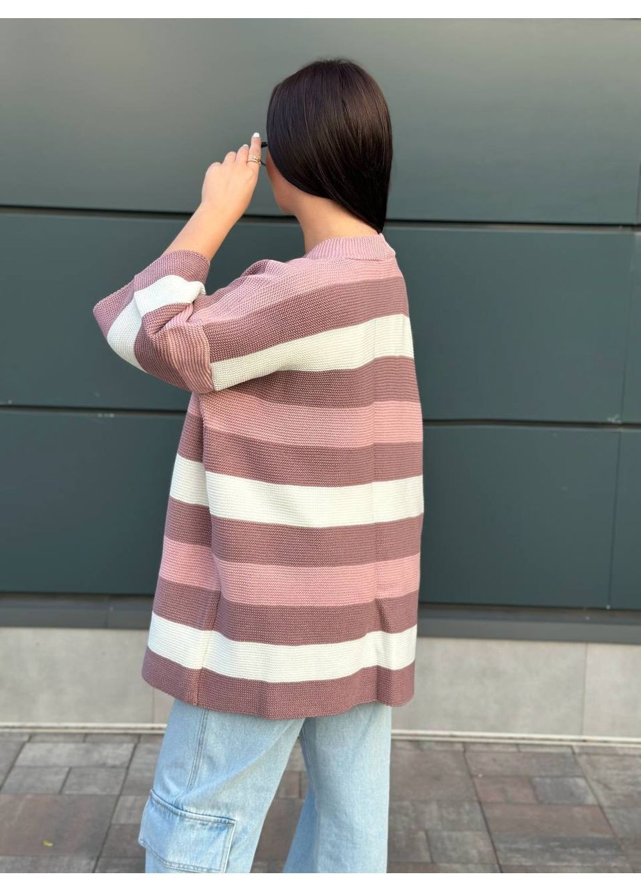 Пудровый демисезонный кардиган No Brand