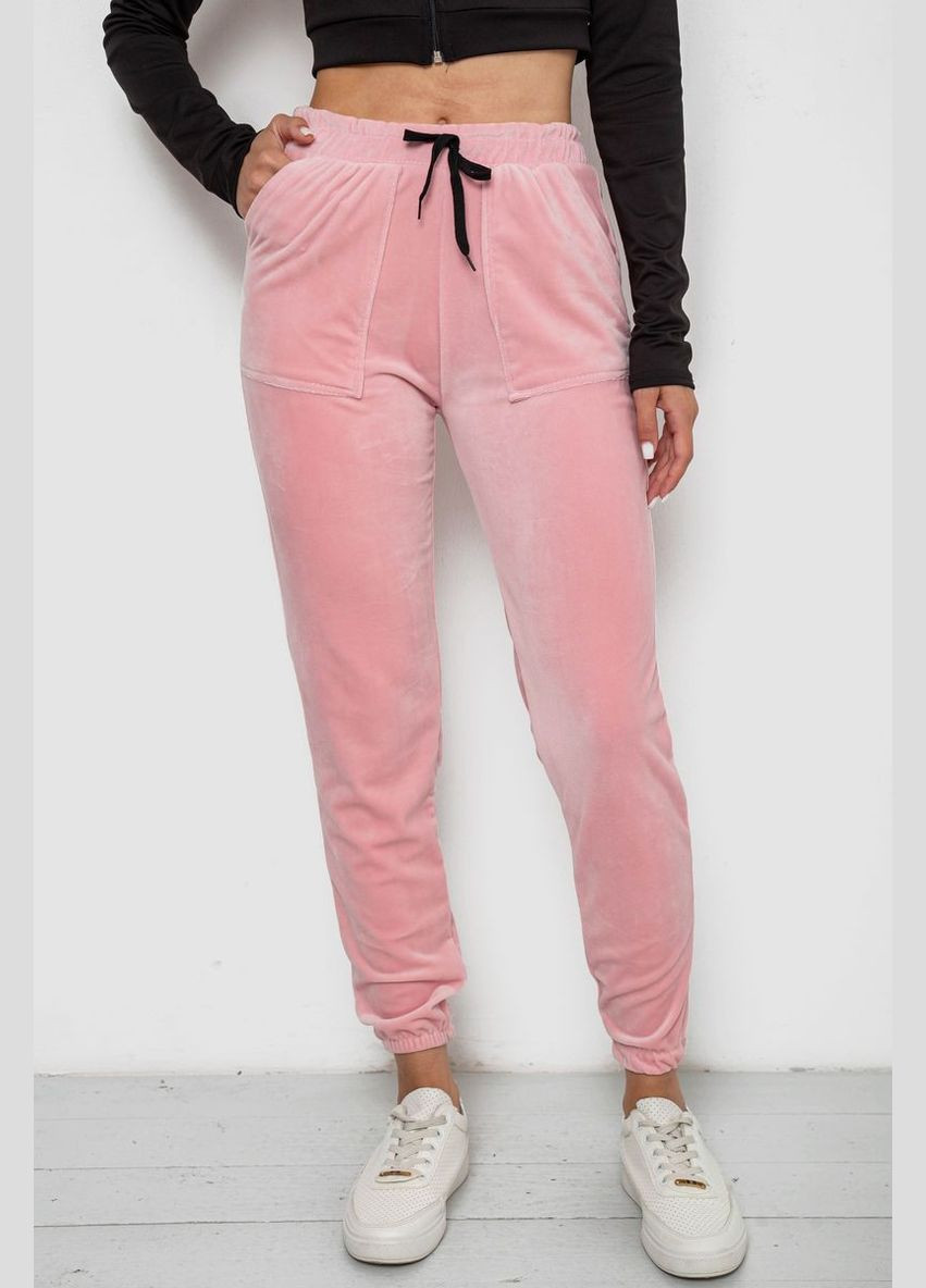 Штани жіночі велюрові, колір мокко, Vigenza (340273177)