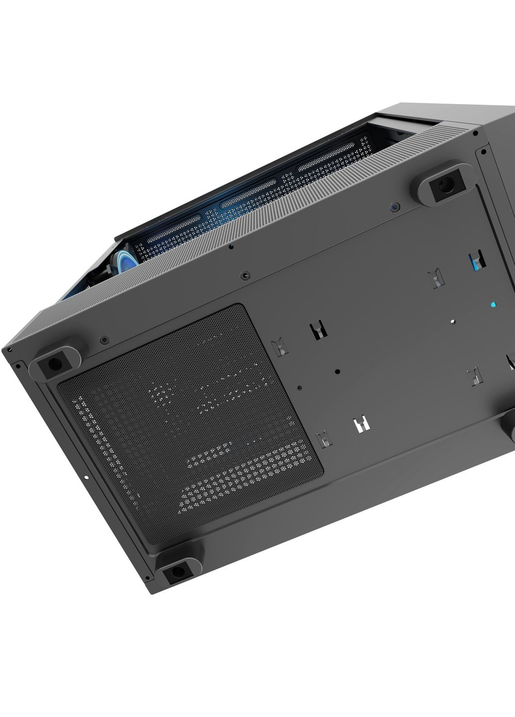 Корпус BREEZE BLACK USB 3.0x2 USB-Cx1 ARGB 4x140mm fans без БЖ ATX Modecom (360401621)