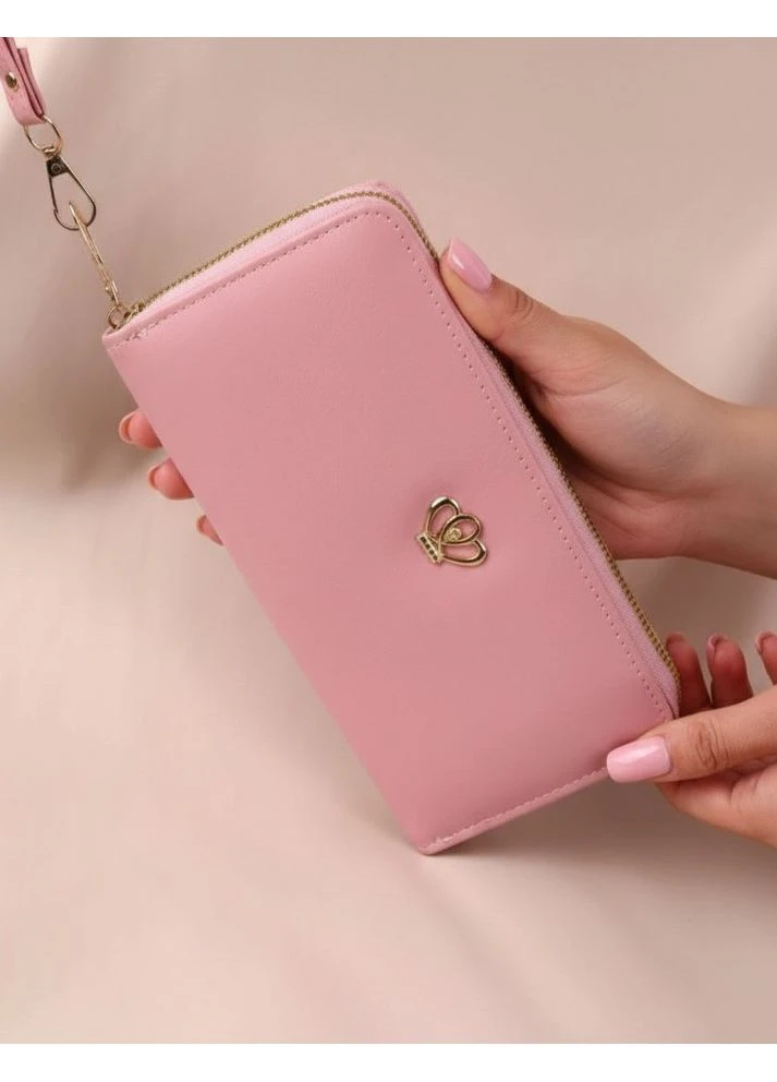 Кошелек женский розовый No Brand Гаманець жіночий (377739842)