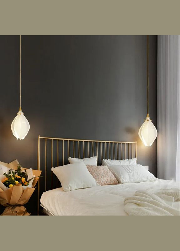 Люстра підвісна на 1 лампочку 27144 Золото 30-180х13х13 см. Sunnysky (364490840)