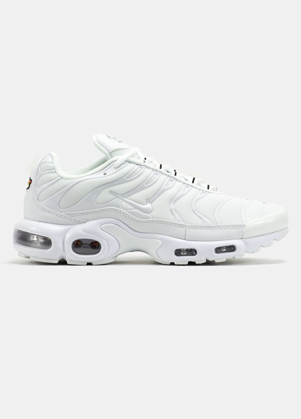 Білі Осінні кросівки чоловічі nike air max tn plus white | найк аір макс тн плюс білі No Brand