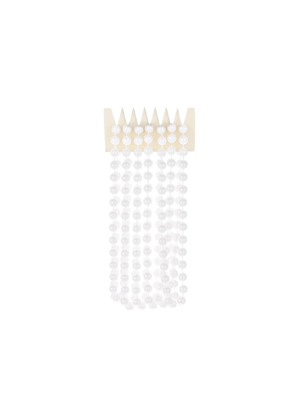 Буси пластикові 12мм*2.7м,білий перламутр No Brand (337093210)