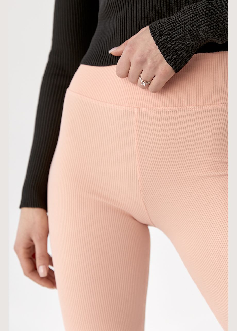 Лосини з еластичного трикотажу - коричневий Lurex (324392640)