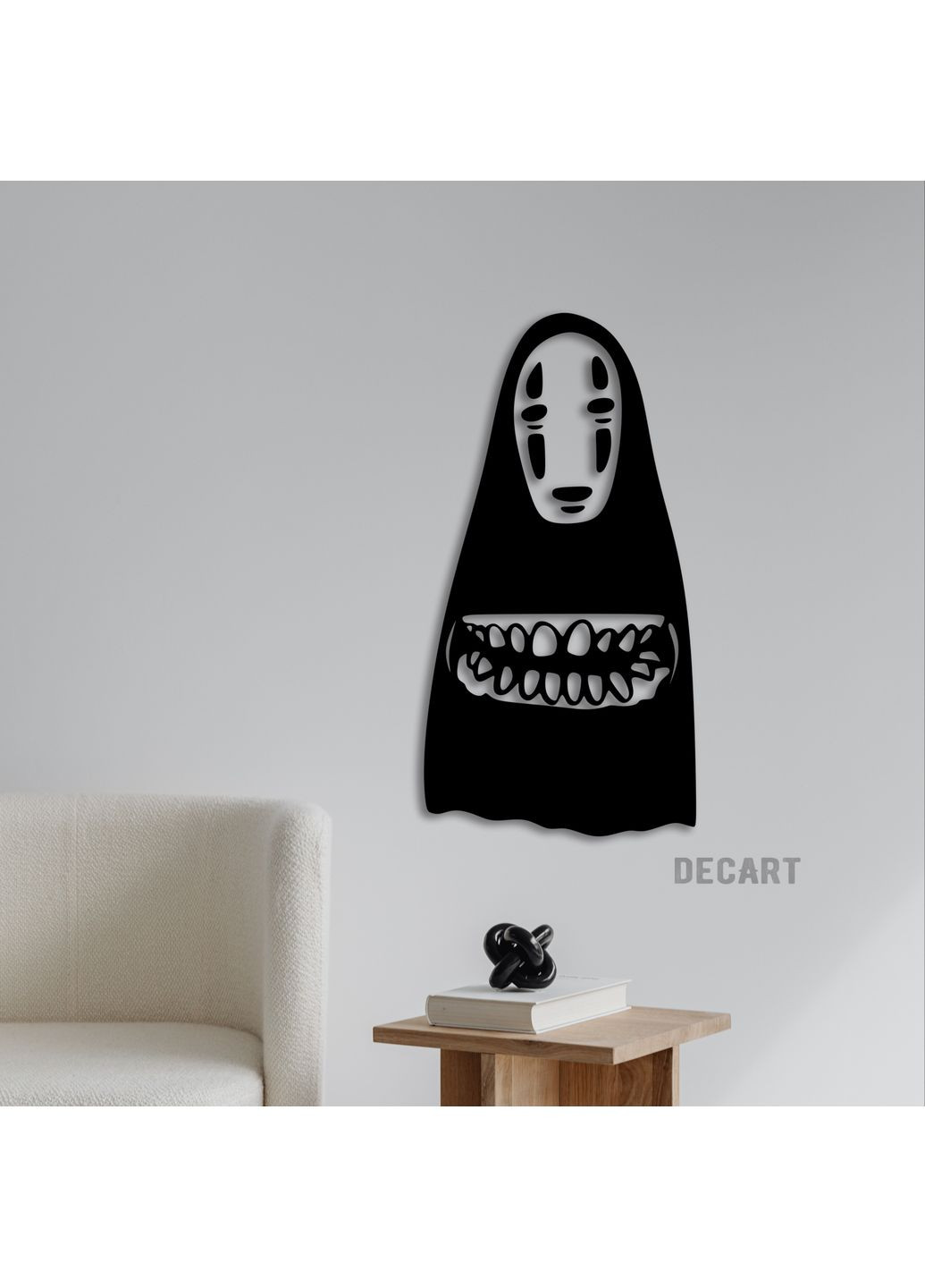 Деревянное панно на подарок Безликий бог - Каонаси 90х46 см Decart (360612047)