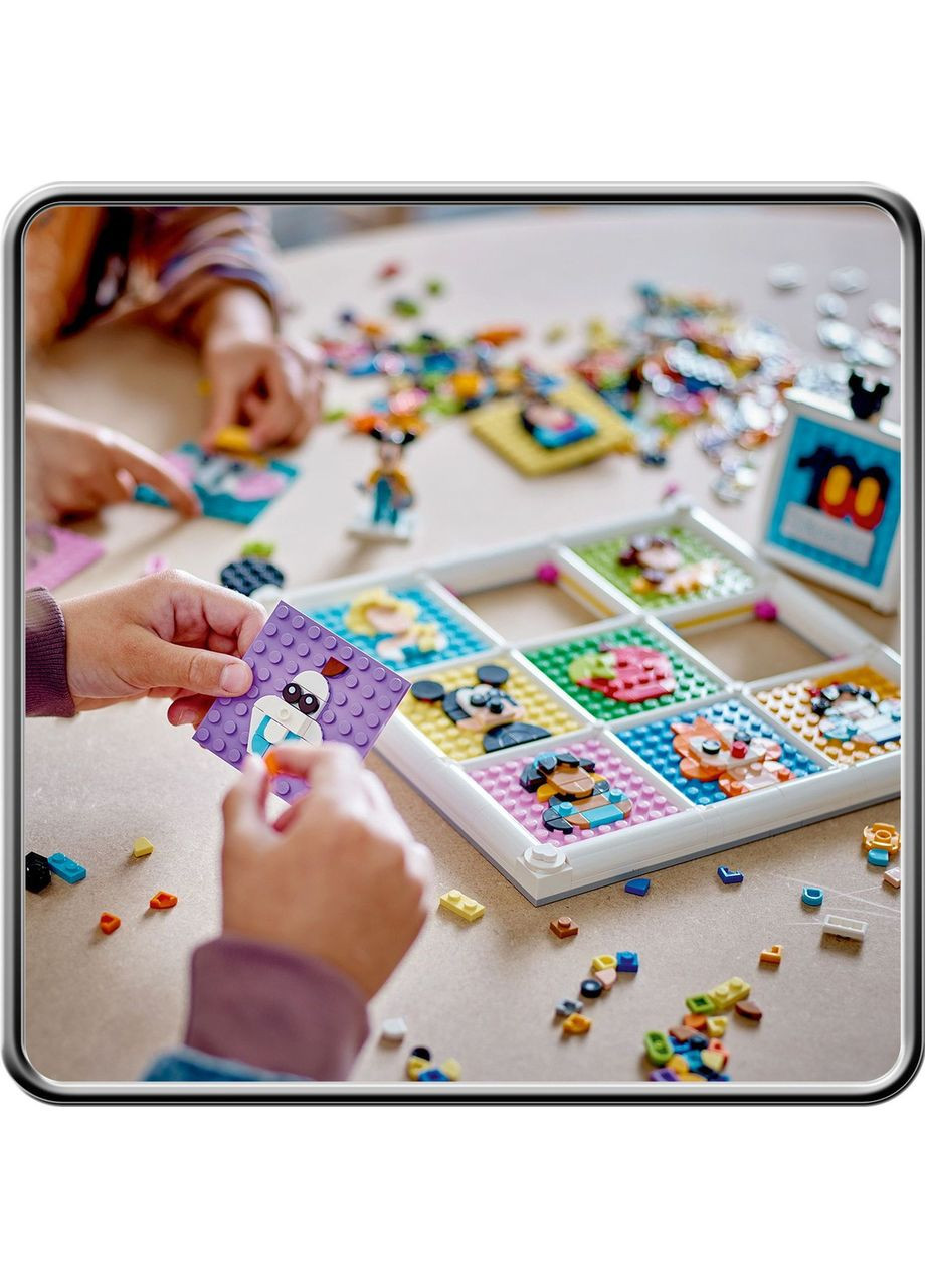 Конструктор Лего Дісней картина до 100-річчя мультиплікації Діснея Disney 100 років Disney Animation 43221 Lego (372125390)