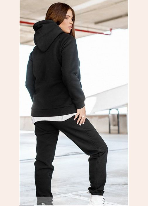 Спортивний костюм жіночий зимовий №8639-Чорний 46-48 Sofia (267809919)