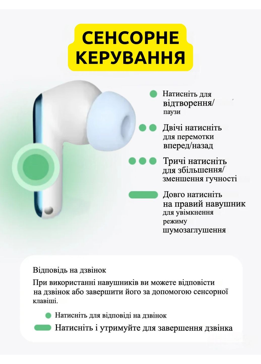 Беспроводные наушники blue TWS с активным шумоподавлением ANC — стиль, звук, комфорт Proove Blitz (369612497)