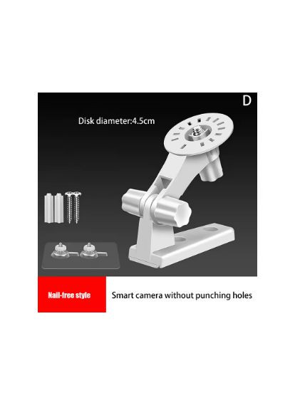 Настінний кронштейн для IP-камери відеоспостереження в комплекті 2 види кріплення тримача Thundeal (368788662)