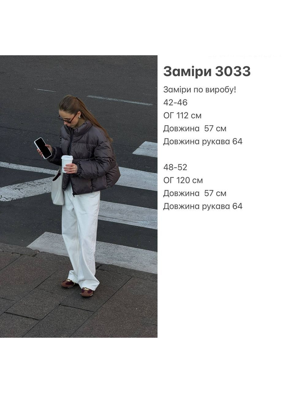 Темно-бордова демісезонна жіночий пуфер No Brand