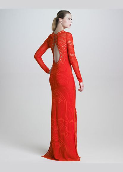 Красное праздничный платье Roberto Cavalli однотонное