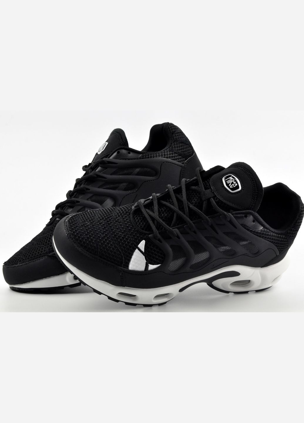 Чорно-білі Осінні кросівки air max tn No Brand