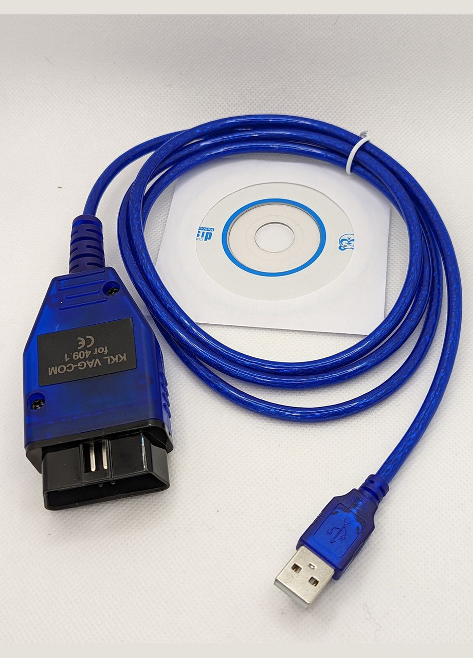 Адаптер діагностичний USB KKL K-Line COM 409.1 OBD2 чип CH340 VAG (347766362)