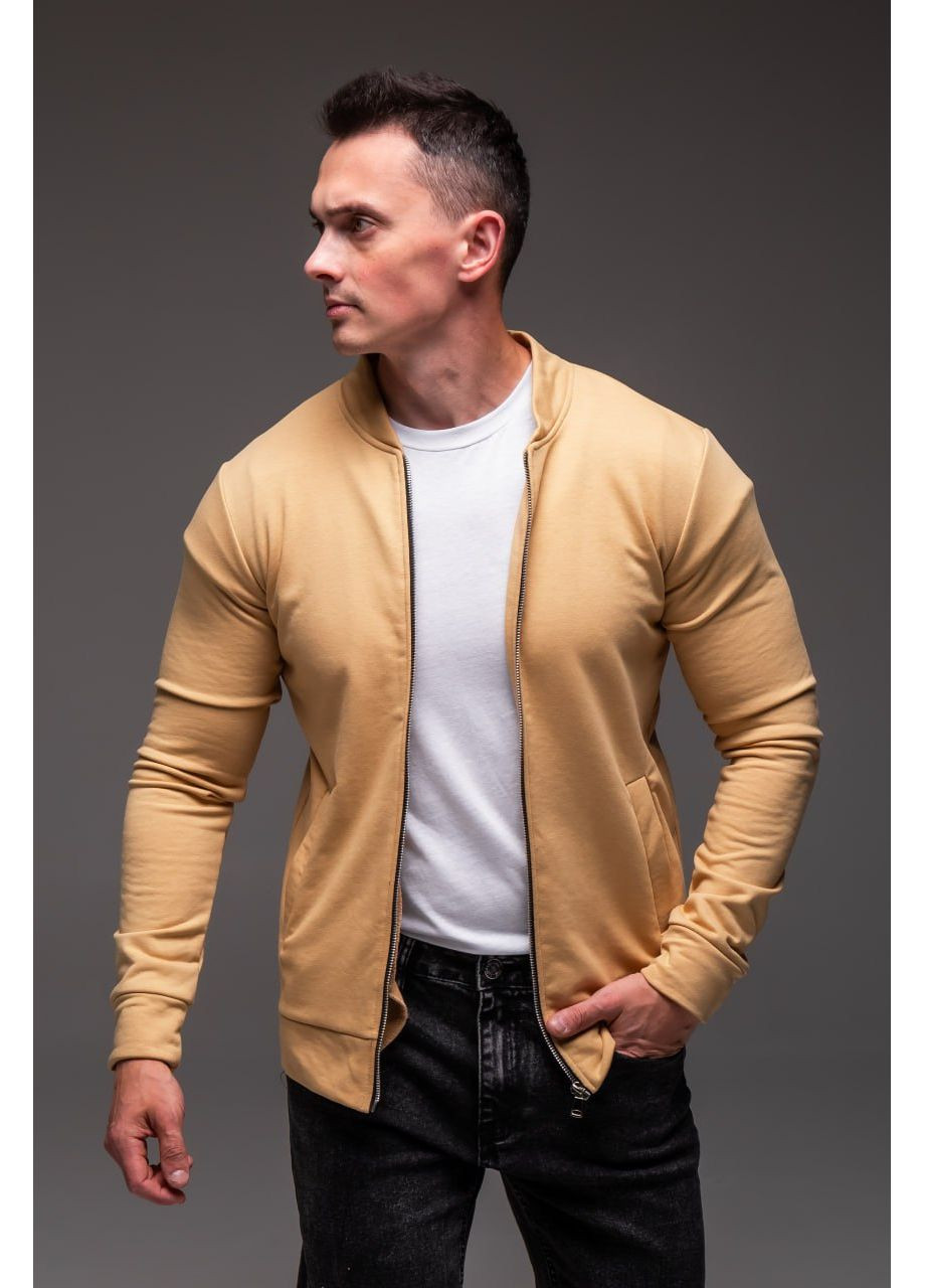 Чоловіча трикотажна кофта бомбер No Brand (361028872)
