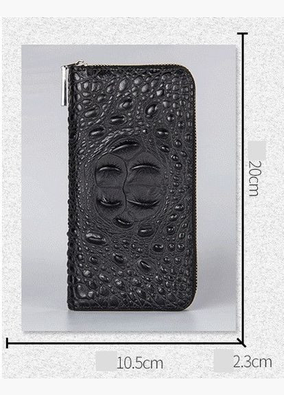 Кошелек клатч под кожу рептилии, крокодила ( код: IBP004B ) Baellerry (324611054)