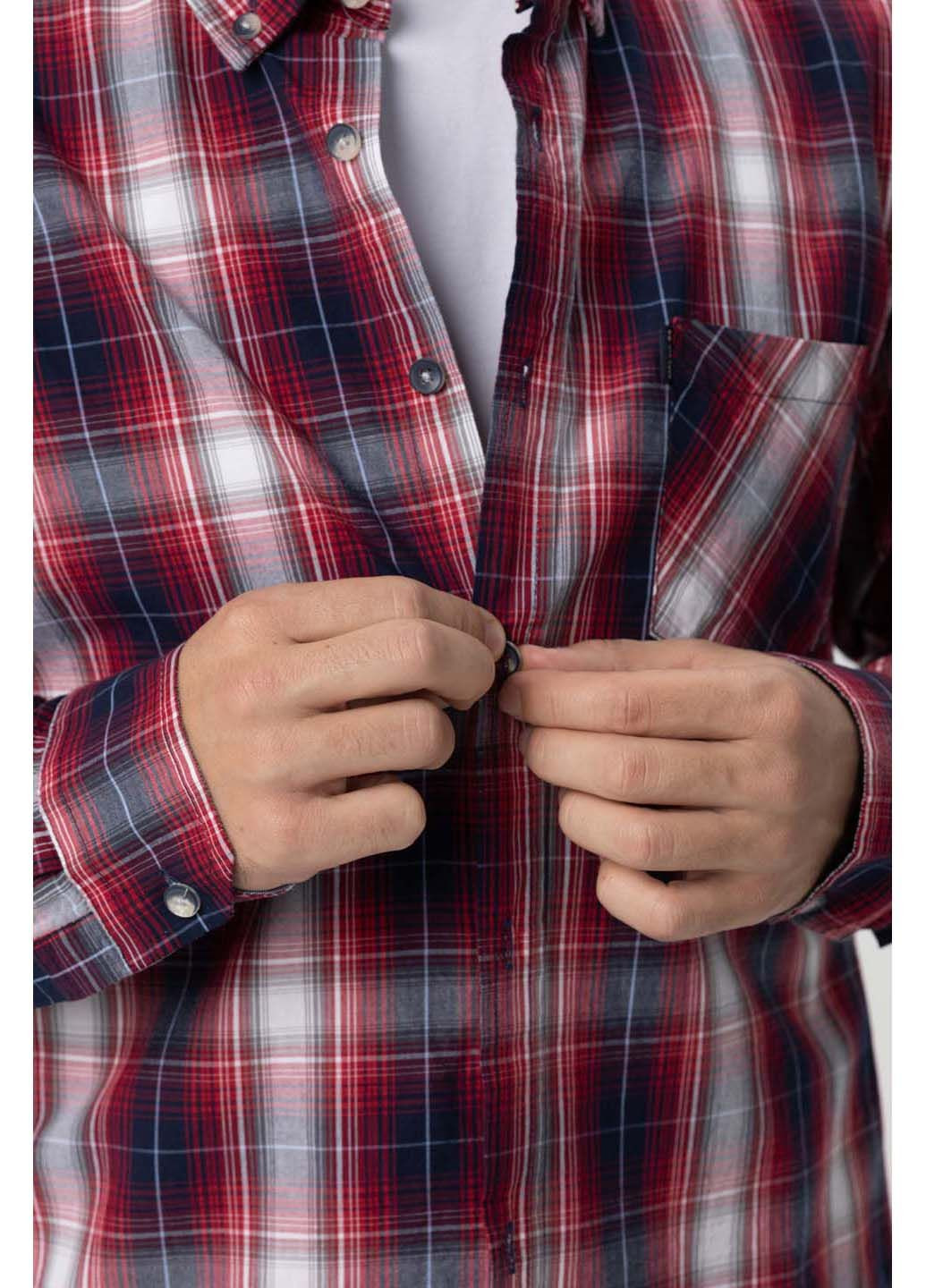Бордовая рубашка MCL