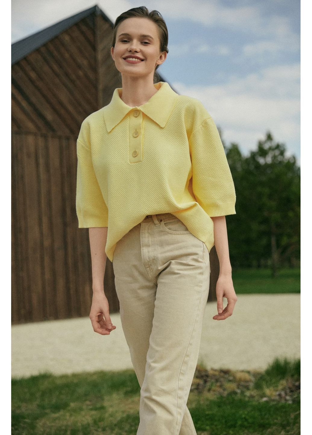 Поло оверсайз Sage (365717538)