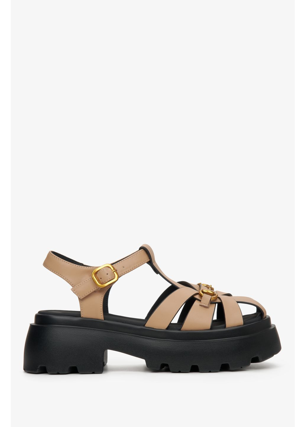 Сандалі, колір бежевий Estro (371134001)