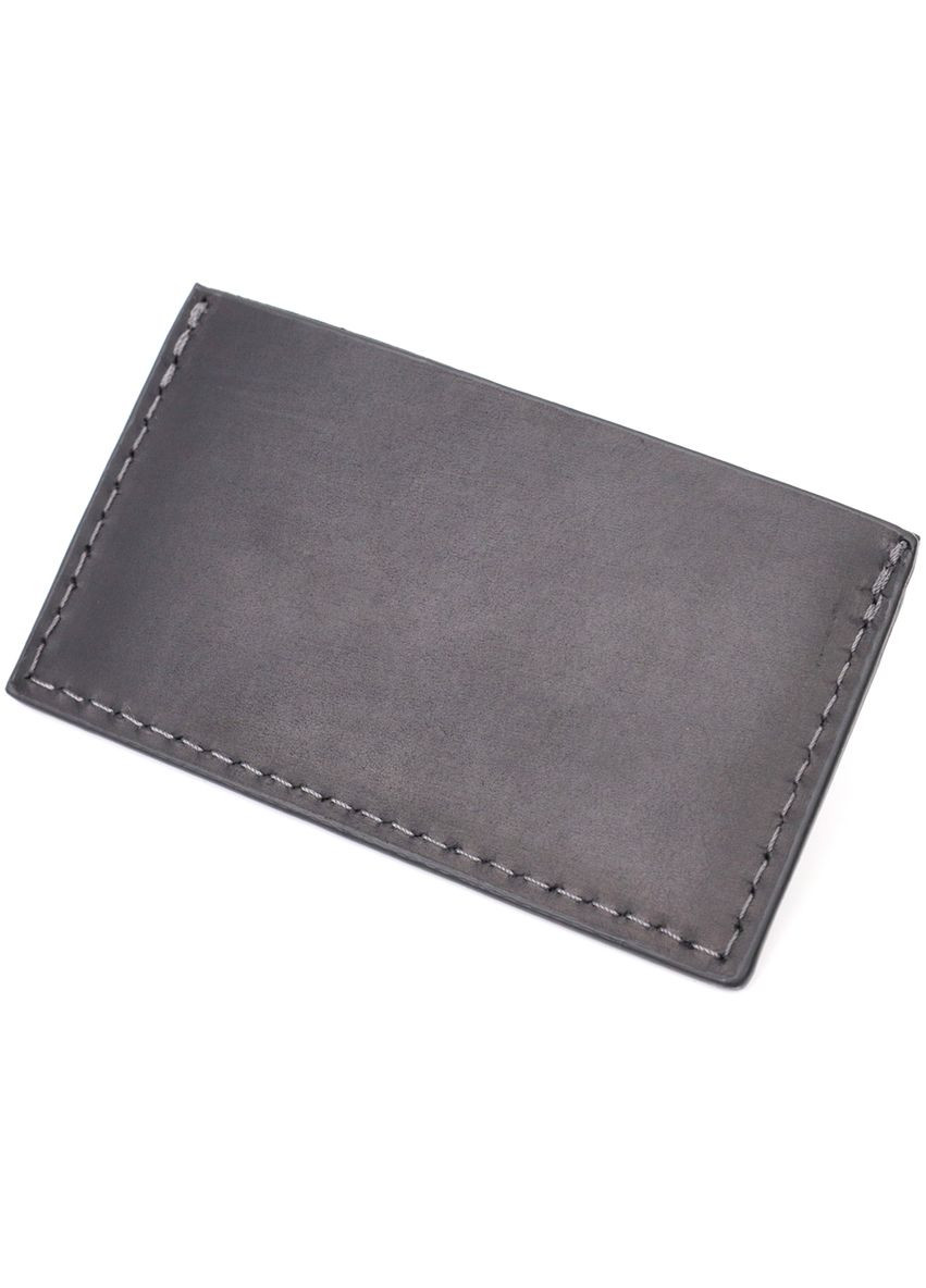 Практичный кард-кейс из натуральной кожи 11665 Черный Grande Pelle (331908234)