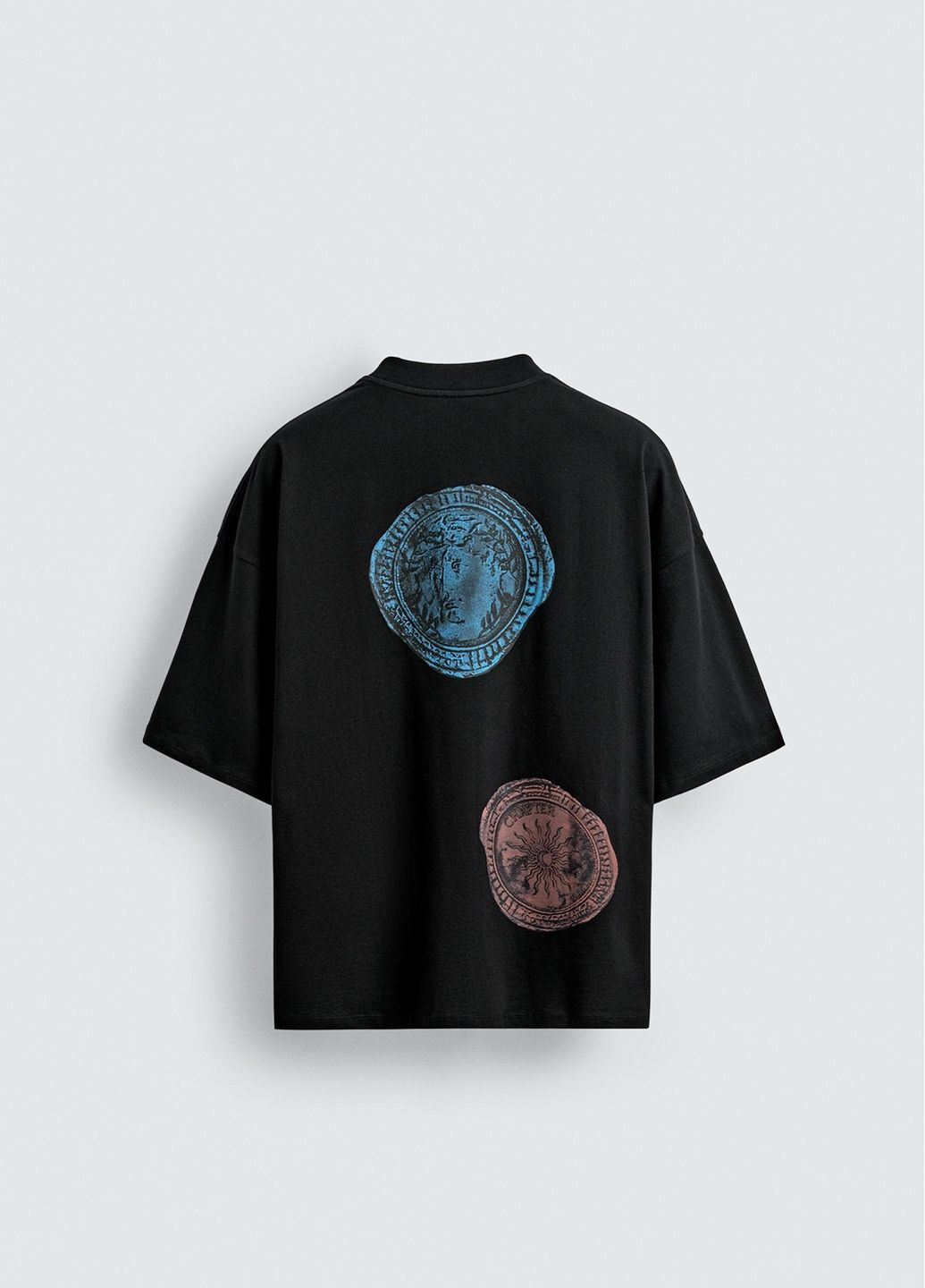 Комбинированная футболка Zara