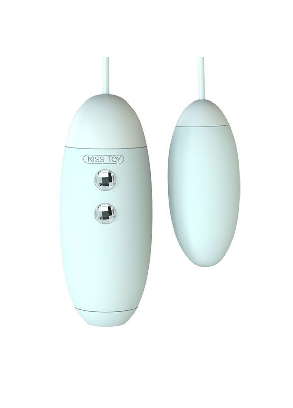 Вакуумний стимулятор з віброяйцем 2-в-1 KISTOY Miss VV Cyan KissToy (369946277)