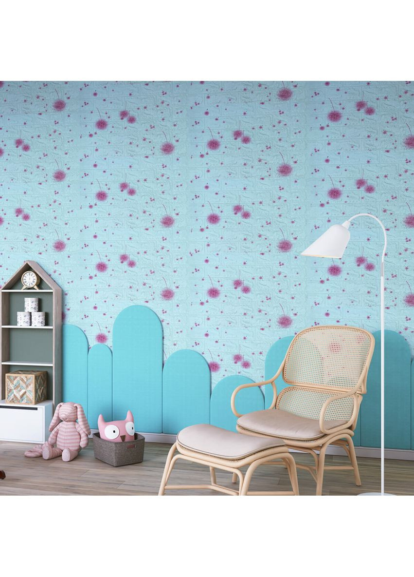 Самоклеюча 3D панель 700х770х3мм Класична цегла (346-3) StickerWall-SW-00001146 Sticker Wall (369166108)