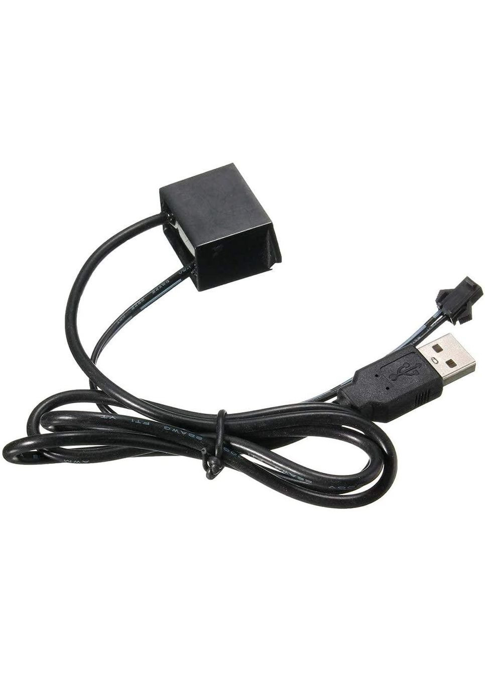 Інвертор для холодного неону від USB, блок розпалювання, блок живлення для люмінесцентного дроту завдовжки від 1 до 5 м White (369608775)