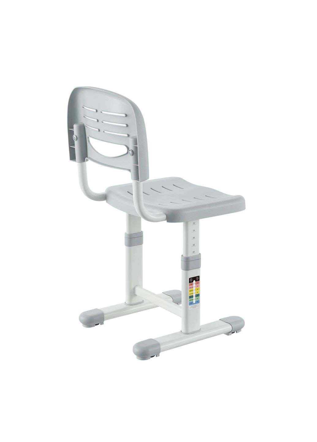 Дитяча парта зі стільцем Bellissima 664х493х540-766 мм Grey FunDesk (353690833)