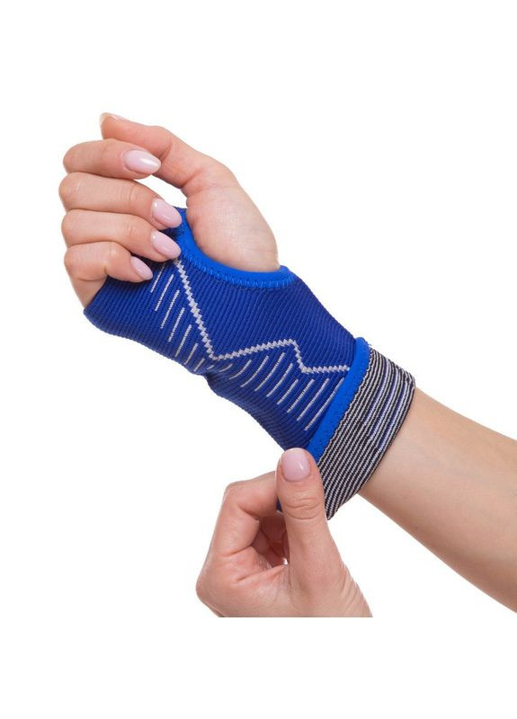 Фиксатор лучезапястного сустава (1шт) ST-7022 (полиэстер, спандекс, латекс, р-р S-M, ) SIBOTE (361435628)