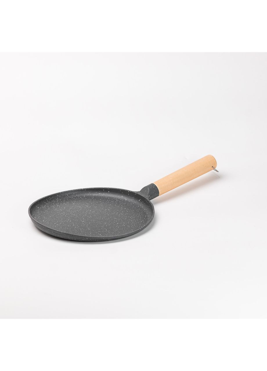 Сковорода для блинов Ø 23.5 см круглая серая No Brand (367724449)