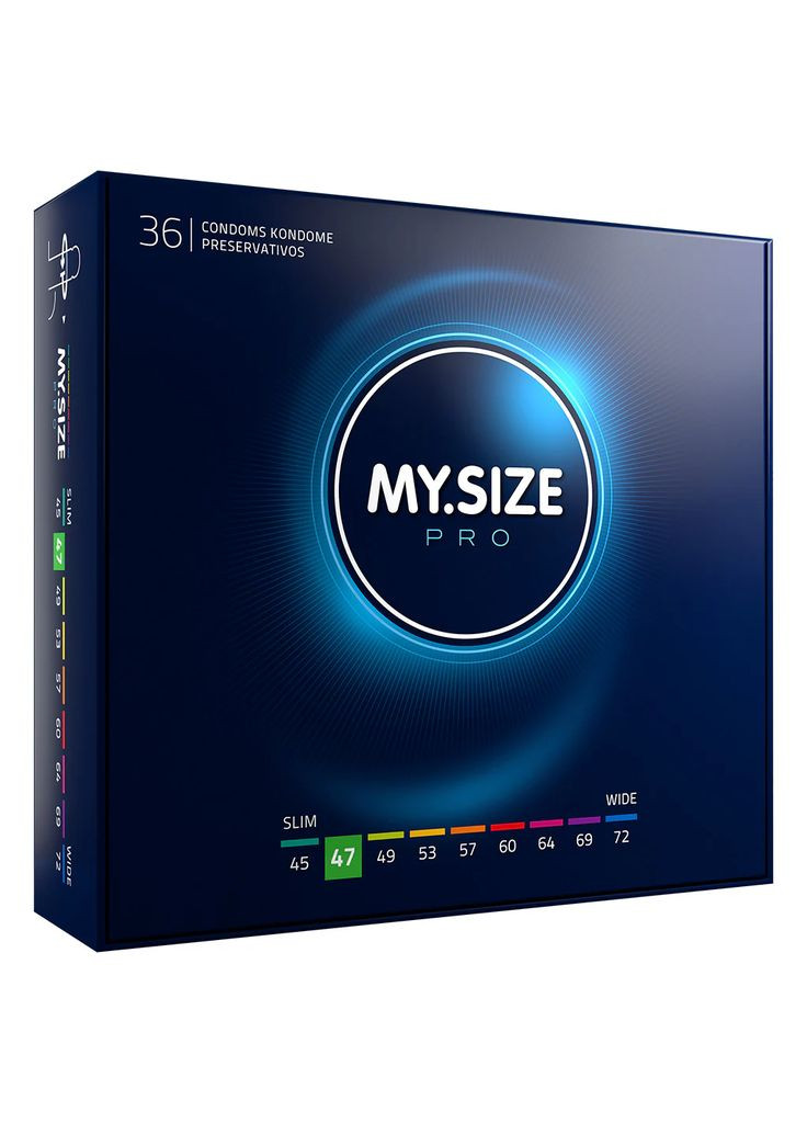 Презервативы Pro 47, 36 шт. My.Size (363024534)
