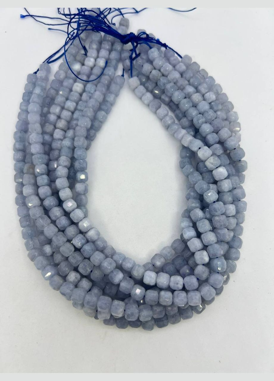 Аквамарин на нити без замка 8х8 мм 40 см No Brand (321963923)