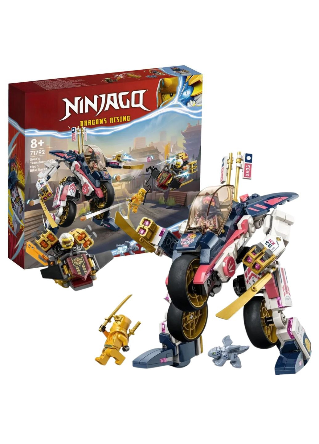 Конструктор для хлопчика Ninjago 11092 "Робот-трансформер Сори" на 384 деталі No Brand (291985664)
