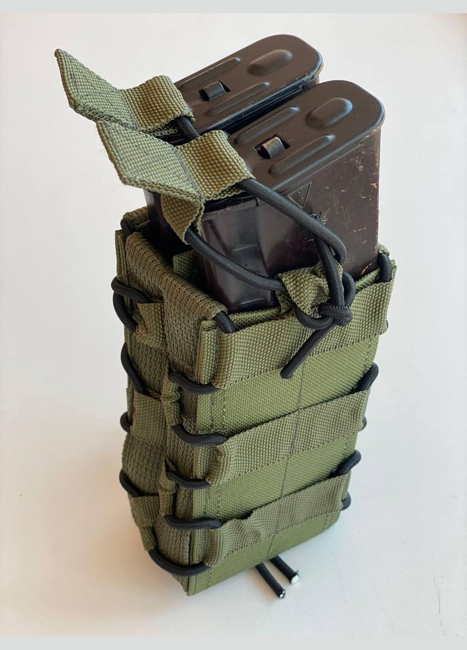 Двойной штурмовой результат для магазинов АК на кнопках (Оливка) Сварог (342375293)