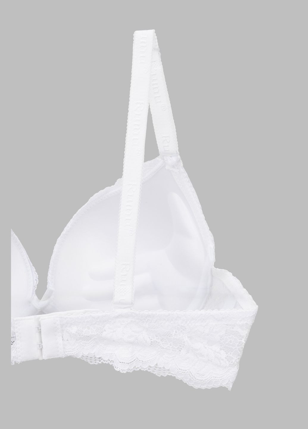 Белый бюcтгалтер Rumu