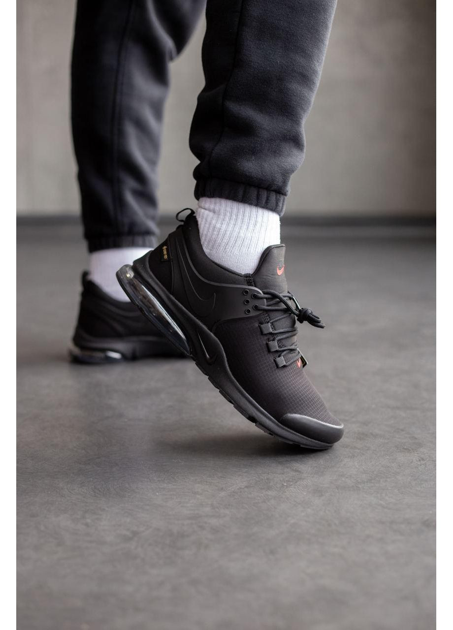 Чорні Осінні кросівки чоловічі nike air presto gore-tex black найк аір No Brand