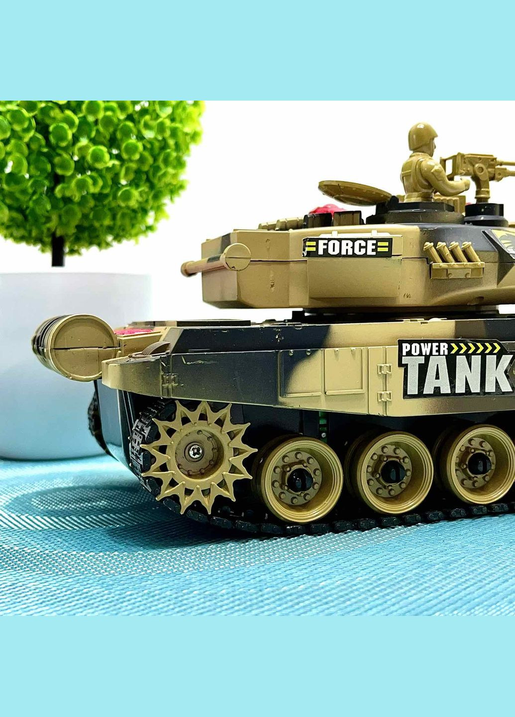 Ігровий набір 2в1 танки на радіокеруванні 31 см на акумуляторі звукові ефекти (9993-2PC) No Brand (312547617)