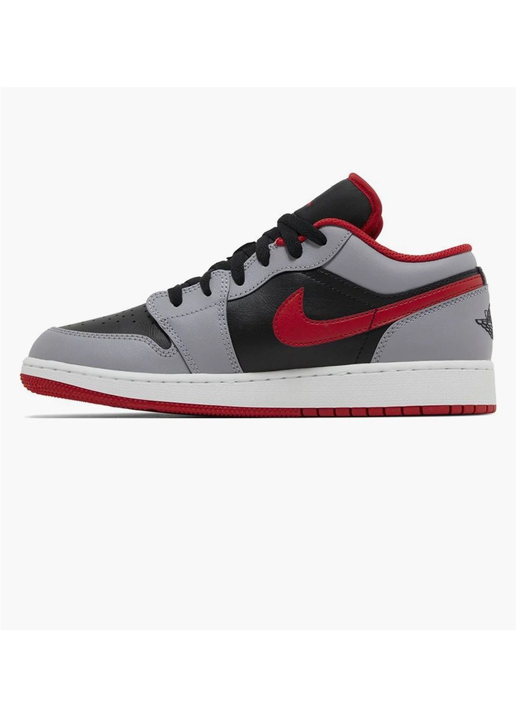 Кросівки жіночі 1 Low Gs Grey/Black 553560-060 Air Jordan чорні (364836450)
