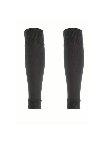 Дитячі футбольні гетри обрізки без носка чорні No Brand (370777587)