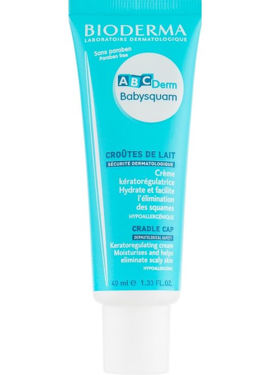 Крем для видалення молочних кірочок ABCDerm Baby Squam 40ml (508055-19489) Bioderma (368661510)