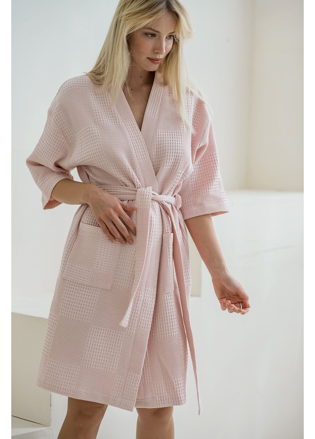 Вафельный халат, кимоно XL Vishnya (360240314)