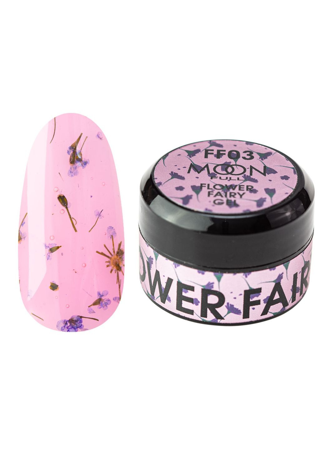 Гель с сухоцветами Full Flower Fairy Gel № FF03, 5 мл Moon (295287724)
