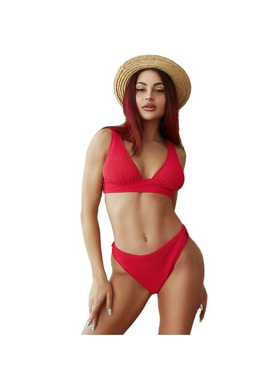 Красный летний купальник с плавками стринги ibiza kr26-v, (06399087) TOTALFIT