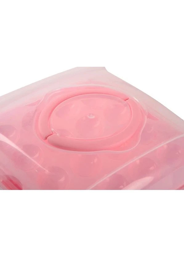 Контейнер 0049 SOFT PINK для яєць на 32 шт (0049 SOFT PINK для яєць 32 шт) Violet House (393670164)