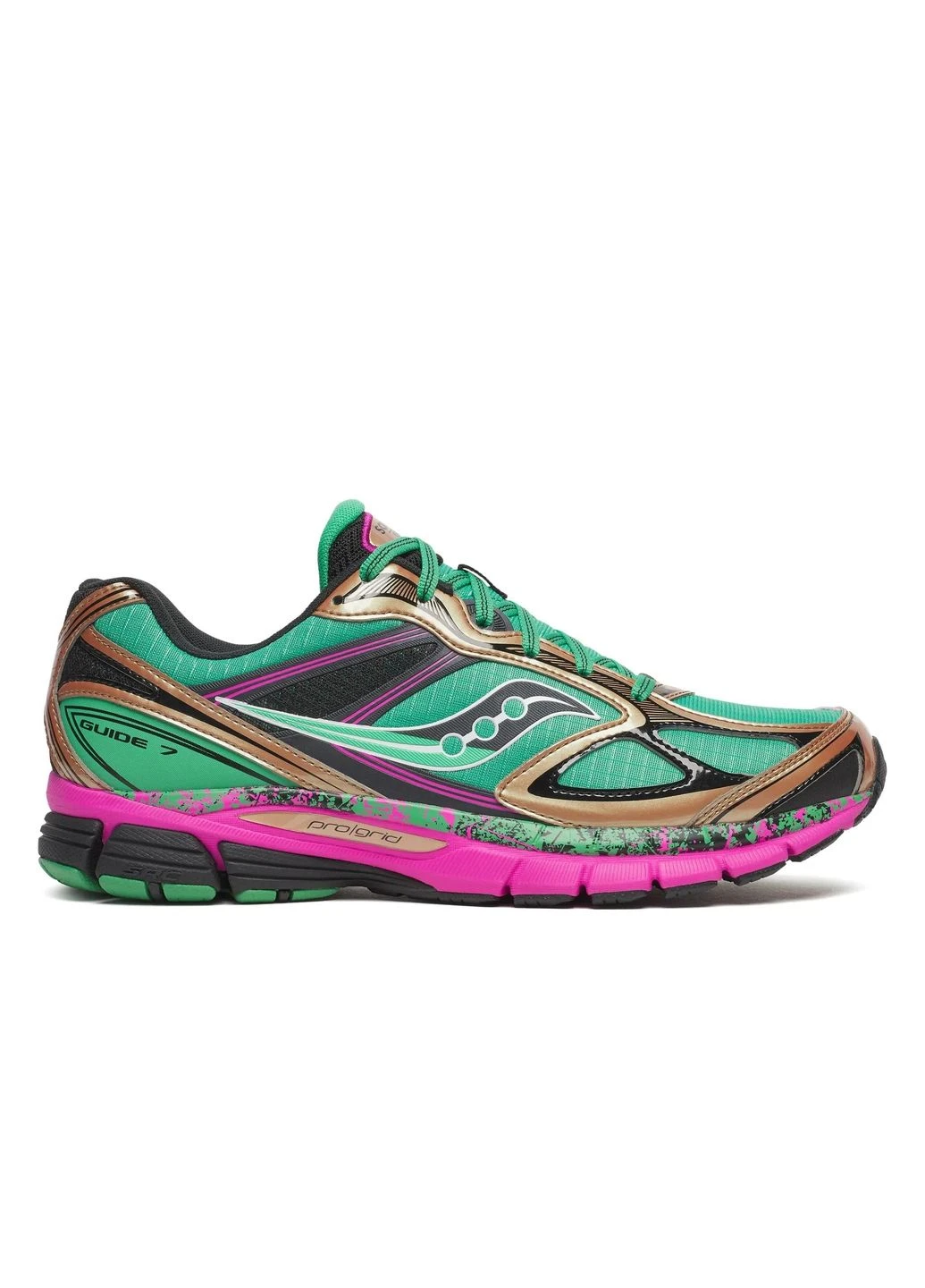 Зеленые кроссовки progrid guide 7 green s70995-3 Saucony