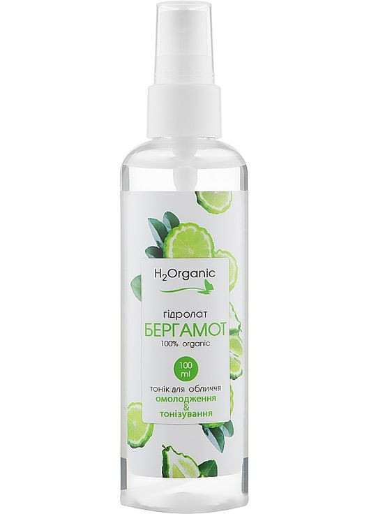 Тонік-гідролат "Бергамот" 100ml (935157-16749) H2Organic (368741164)